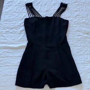 BB Dakota Elegant Black Strappy Romper